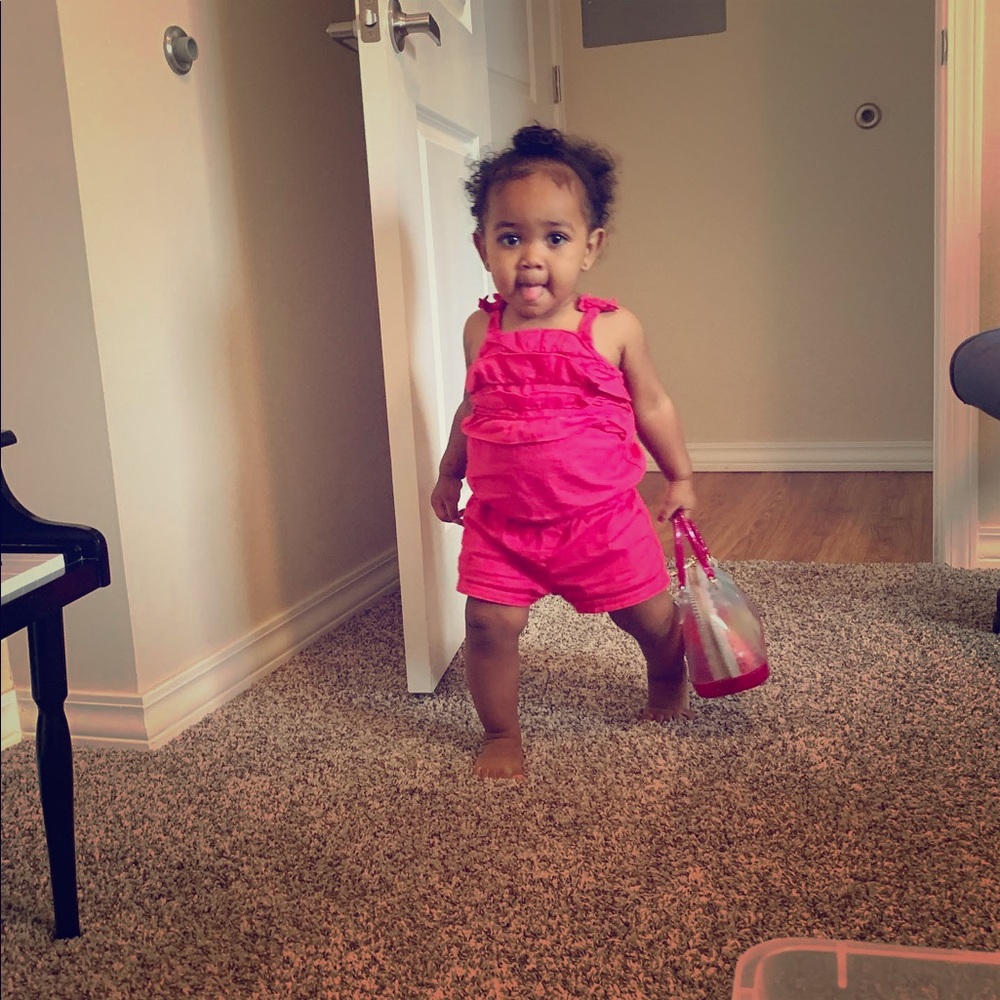 Pink romper
